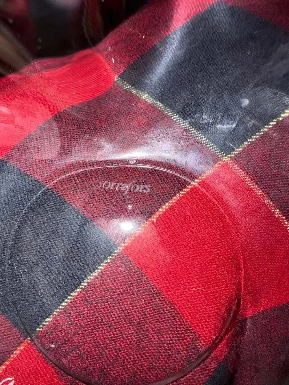 Orrefors Sweden Amour Heart Shaped Crystal Trinket Bowl